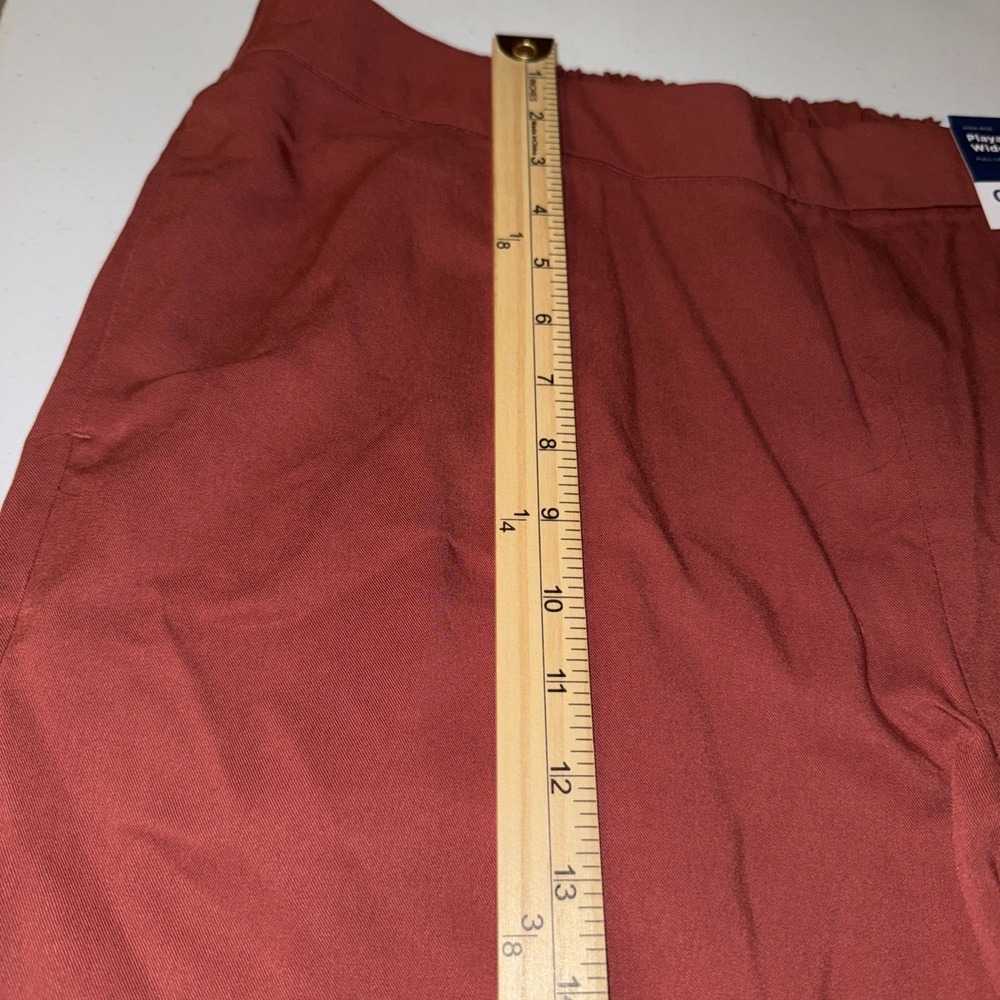 Old Navy High Waisted Playa Wide Leg Pant Russet Moon Rust Color-Size XL New NWT - Picture 11 of 13
